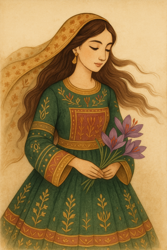 Reihana, the Saffron Girl from Herat who inspired Saffrona