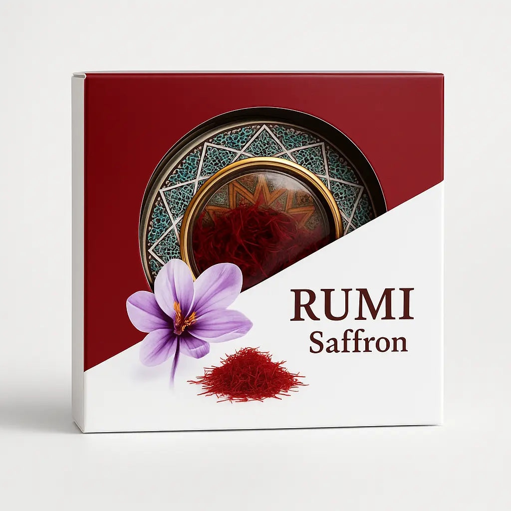Saffrona Afghan Saffron Gift Box – 0.5 g Saffrona Afghan saffron gift box containing 0.5 g of saffron threads