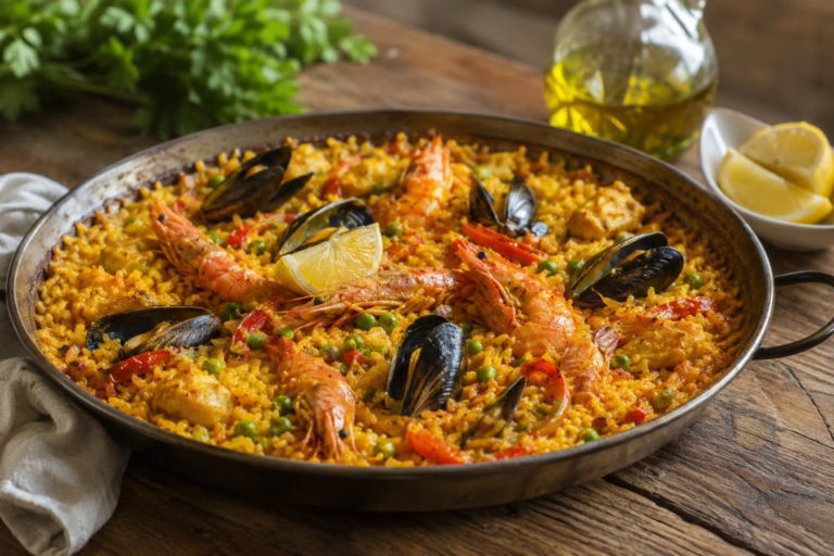Paella mit Safran